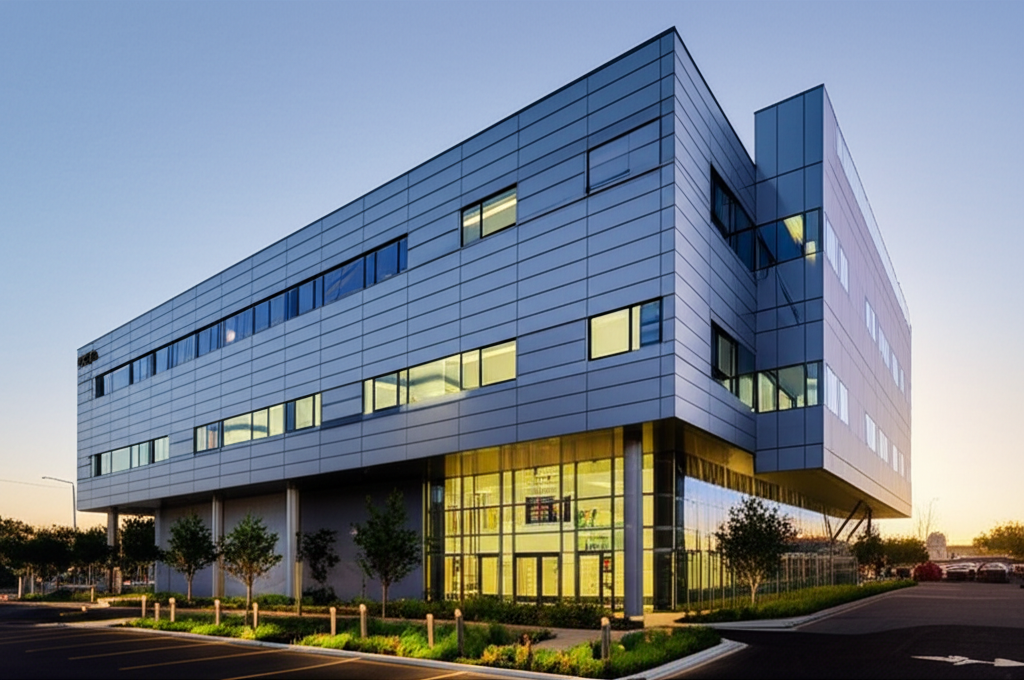 Modern office building representing Metaswaps LLC headquarters
